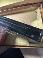 Vintage Crosman Early .22 Target Pistol w/ Original Box & Manual