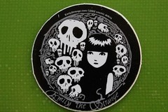 Emily Strange Posse Vampire Skulls Death OG Gothic Sexy Punk Girl Skate STICKER