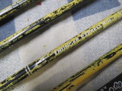 Mixed Lot of 12 Used Carbon Arrows 25.25 to 28.25 Inches Youth up to 40 lbs