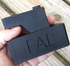 Airsoft FAL AEG Odin Speedloader Adapter (Black)