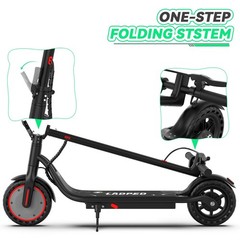 Ladped Electric Scooter for Kids 10+, 350W Motor, Max 12Miles Long Range 19MPH
