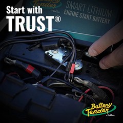 Battery Tender Ring Terminal Harness Accessory Cable – 18 inch Cord Adapter with