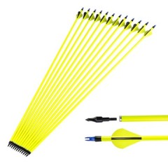 28/30Inches Mixed Carbon Arrow Spine 500 Diameter 7.8mm for Recurve/Compound Bow