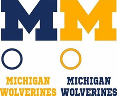 Michigan Wolverines Cornhole Set of 8 Vinyl Decals Cornhole Boards Free Decals