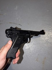 Ruger Mark IV Break Barrel .177 Cal. Pellet Air Pistol —320fps W/ Rifled Barrel