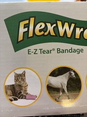 4 Aspen Veterinary Flex Wrap 4 inch x 15 Feet Self Adhesive Bandage Wrap EZ Tear