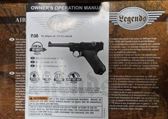 Legend Parabellum Pistol P.08 Co2 BB Gun