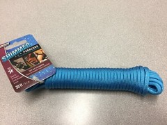 SecureLine NPC1830BLS 5/32 in. Dia. x 30 ft. L Blue Shimmer Poly Paracord