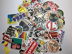 100 Skateboard Stickers bomb Vinyl Laptop Luggage Decals Dope Sticker Lot best