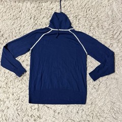 Women’s Medium Blue Essex Classics Long Sleeve Horseback Riding Pullover Sweater
