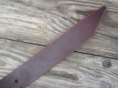 1-3/4″ x 6′ Leather Latigo Tie Cinch Strap High Quality with Punched Holes 30094