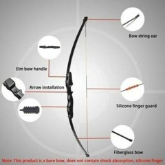 57″ Takedown Recurve Bow Hunting Set Archery Right Left Hand for Adult Beginner