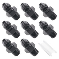 4AN Male Flare to 1/8″ NPT Pipe Fitting 4AN to 1/8NPT Straight Flare NPT