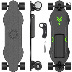 isinwheel electric skateboard 10 Miles Max Range, 12 MPH Top Speed, 264lbs max