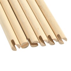 12pcs Wooden Arrows Shaft Diameter 8-9mm Handmade DIY Bow Hunting Shooting
