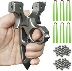 HBG Professional Stainless Steel Slingshot with Sight for Adults High Velocity S