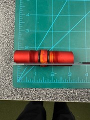 Core / Planet Eclipse Shaft FR joiner. *CUSTOM* acid wash fire anodized. Rare!