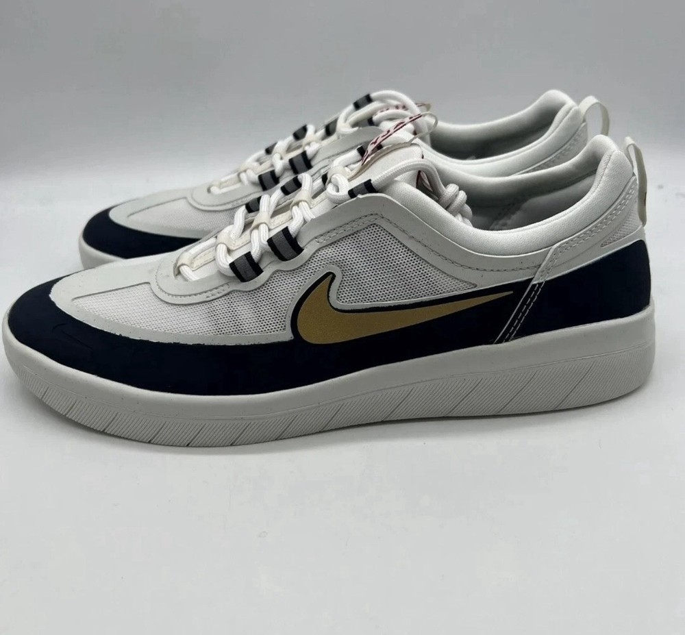 Nike SB Nyjah 2 Olympic US 13 Medium (Navy, White, W/ Gold Swoosh)