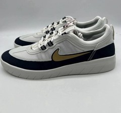 Nike SB Nyjah 2 Olympic US 13 Medium (Navy, White, W/ Gold Swoosh)