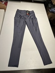 New Turnhier Breeches Women’s Small Gray Full Seat Riding Pants Poly 24×28.5