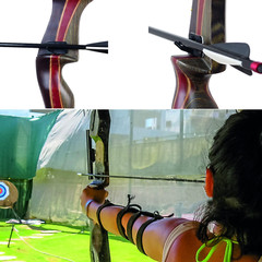 10/20pcs Archery Arrow Rest Self-Adhesive Recurve Bow Left/Right Hand Target