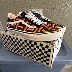 Vans Skate Old Skool Thrasher Black Men’s Size 13 Skateboarding Shoes