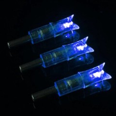 6PCS LED Lighted Nocks for Crossbow With .300/7.62mm Inside Diameter Nocks Arrow