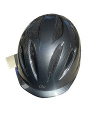 OVATION Protege Equestrian Riding Helmet Carbon Fiber Graphite M/L 57-58cm Gray