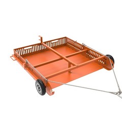 2 in 1 Horse Paddock Cleaner & Trailer, Tow-Behind Trailer Horse Manure Scoop…
