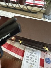Webley Tempest Centennial .177 Air Pistol Ltd Ed #753/2000 w/ Case COA Manual
