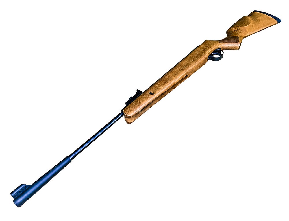 Hunting Air Pellet Rifle Gun 1000/800 FPS Auto Double Safety Break Barrel Wood
