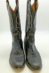 Tony Lama 8.5 D 6903 Style Western Cowboy Boots Black