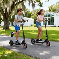 Ladped Electric Scooter for Kids 10+, 350W Motor, Max 12Miles Long Range 19MPH
