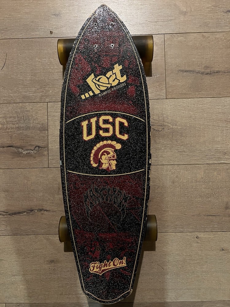Lost USC skateboard surf style barley used