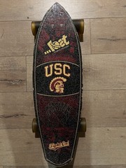 Lost USC skateboard surf style barley used