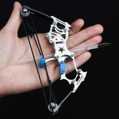 5.5″ Mini Compound Bow Kit Toy Arrows Target Shooting Archery Gift Pocket Bow