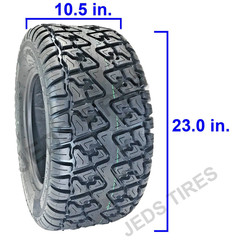 TWO 23×10.50-14 TIREs 23×10-14 23/10-14 Golf Cart Go Kart ATV Prowler 4ply DOT