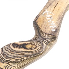 US 60″ Takedown Hunting Bow 20-60lbs Recurve Bow Wooden Adult Archery Target RH