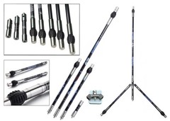 Archery Bow Stabilizer Balance Bar Rod System 3-30 Inch Carbon Fiber Stabiliz…