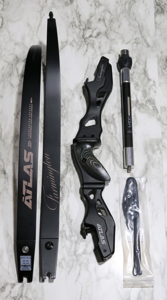 Farmington Archery 62″ Atlas CNC Riser & Foam Carbon Limbs / OPEN BOX BIG SALE