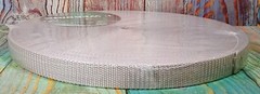 TECEUM 1 INCH WEBBING Grey 1150 LB 50 YARDS 138 THREAD 100% PROPYLENE