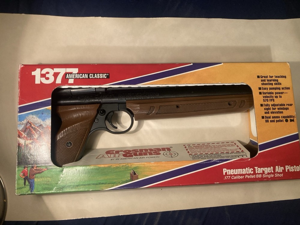Vintage Crossman 1377 American Classic .177 Pellet/BB Gun