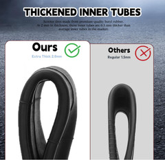 60/70-6.5 Inner Tube Scooter Tires, Electric Scooter 10 inch Tires 10×2.125 [Thi