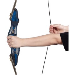 Archery 60″ RH 25-50lbs Wooden Riser Recurve Bow&12pcs Arrows Hunting Target