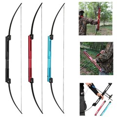 55″ Folding Bow And Arrow Set 55LB Aluminum Alloy Riser Left&Right Hand Archery