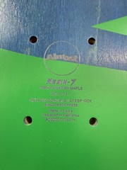 New Almost Heated Pool Minimalist Logo Skateboard Deck 8.0 Marble Art Graphic