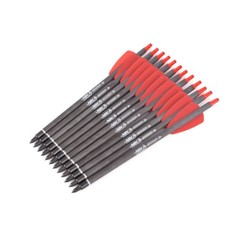 12pcs 7.5″inch Crossbow Bolts Carbon Arrows 2″ Vanes Sports Crossbow Hunting NEW