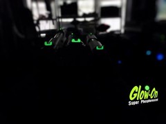 Glow-On HOT PINK Glow Paint For Gun Sights, Fishing Lures, Lg 9.2ml Vial, Bright