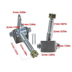 Front Rear Wheel Axle Hub Steering Knuckle Fr ATV Go Kart Quad Drift Trike Buggy