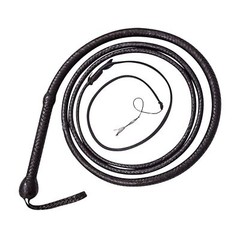 Real Cowhide Bull WHIP 04 TO 16 FEET Long 16 Plaits Black Indiana Jones Whip